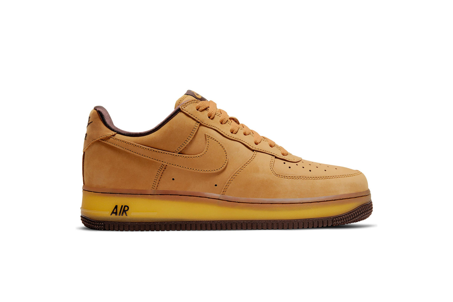 Exclusive Nike AIR FORCE 1 LOW RETRO SP "WHEAT" — 3.5 — Front View