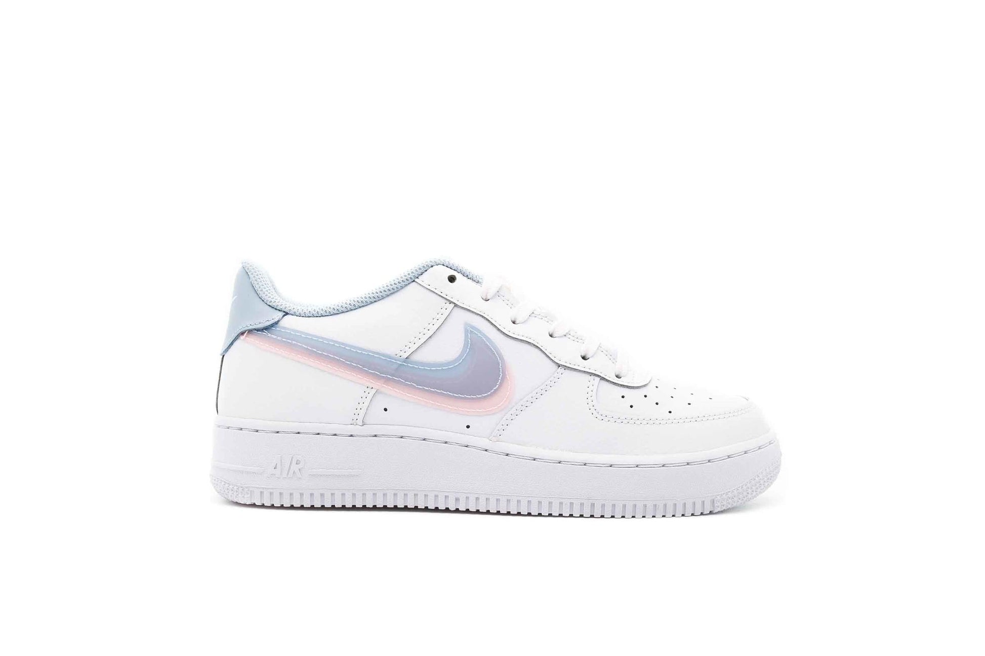Exclusive Nike AIR FORCE 1 LV8 (GS) "WHITE" — 3.5Y — Front View