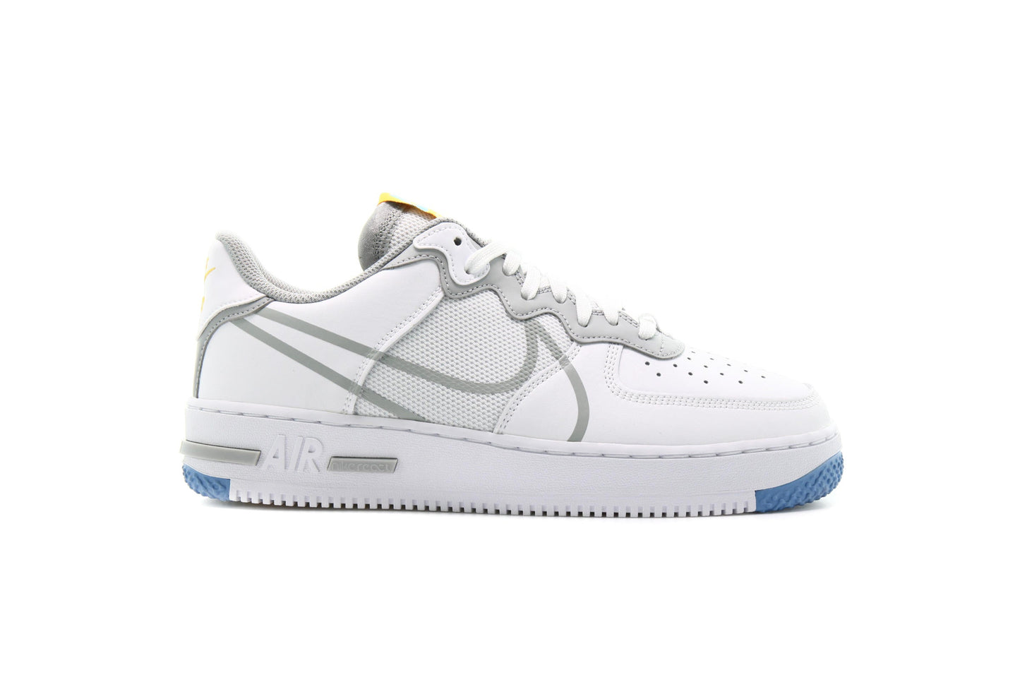 Exclusive Nike AIR FORCE 1 REACT "WHITE" — 3.5 — Front View