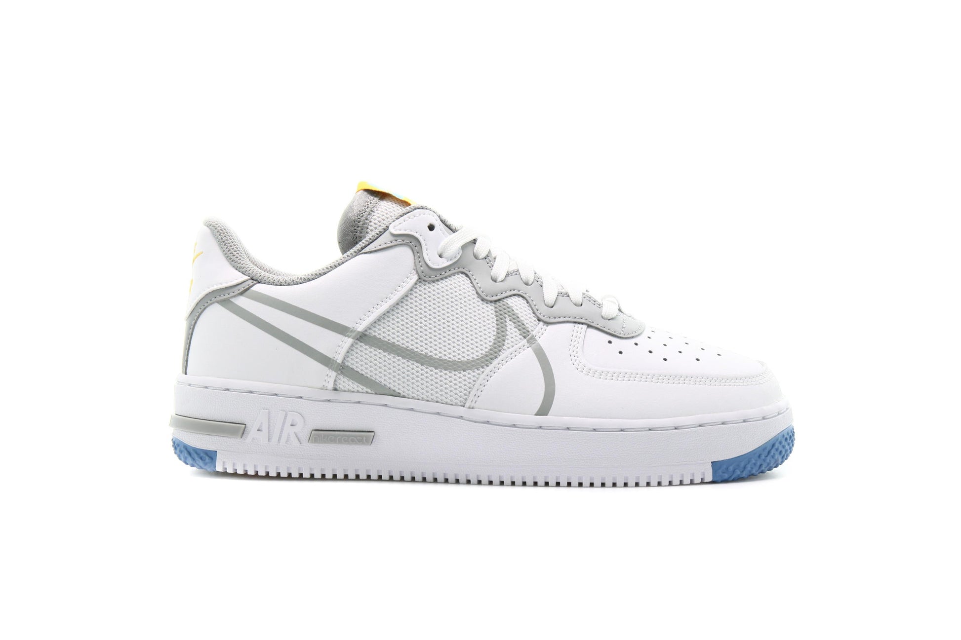 Exclusive Nike AIR FORCE 1 REACT "WHITE" — 3.5 — Front View