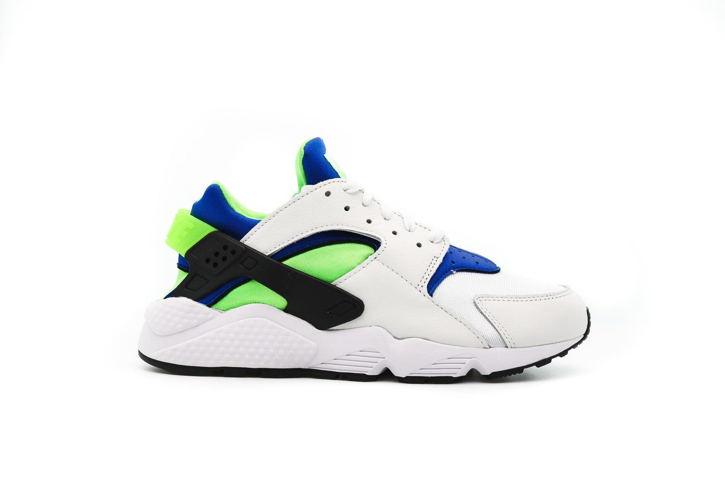 Exclusive Nike AIR HUARACHE "SCREAM GREEN" — 3.5 — Front View