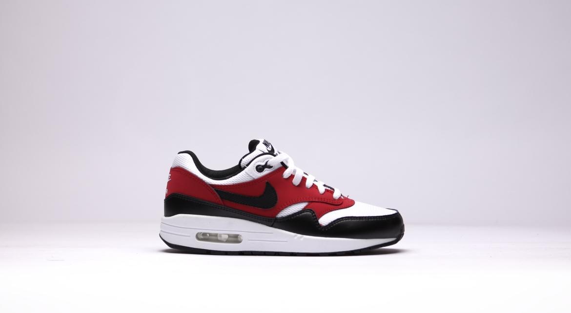 Exclusive Nike Air Max 1 (GS) "Gym Red" — 3.5Y — Front View