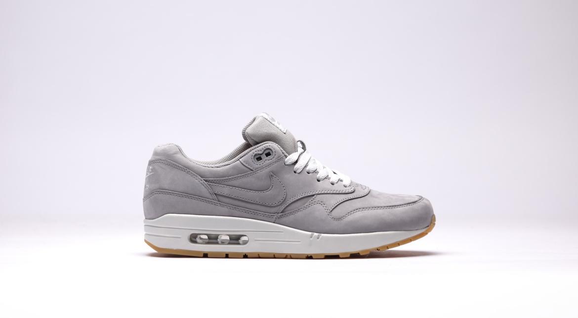 Exclusive Nike Air Max 1 Ltr Premium "Medium Grey" — 3.5 — Front View
