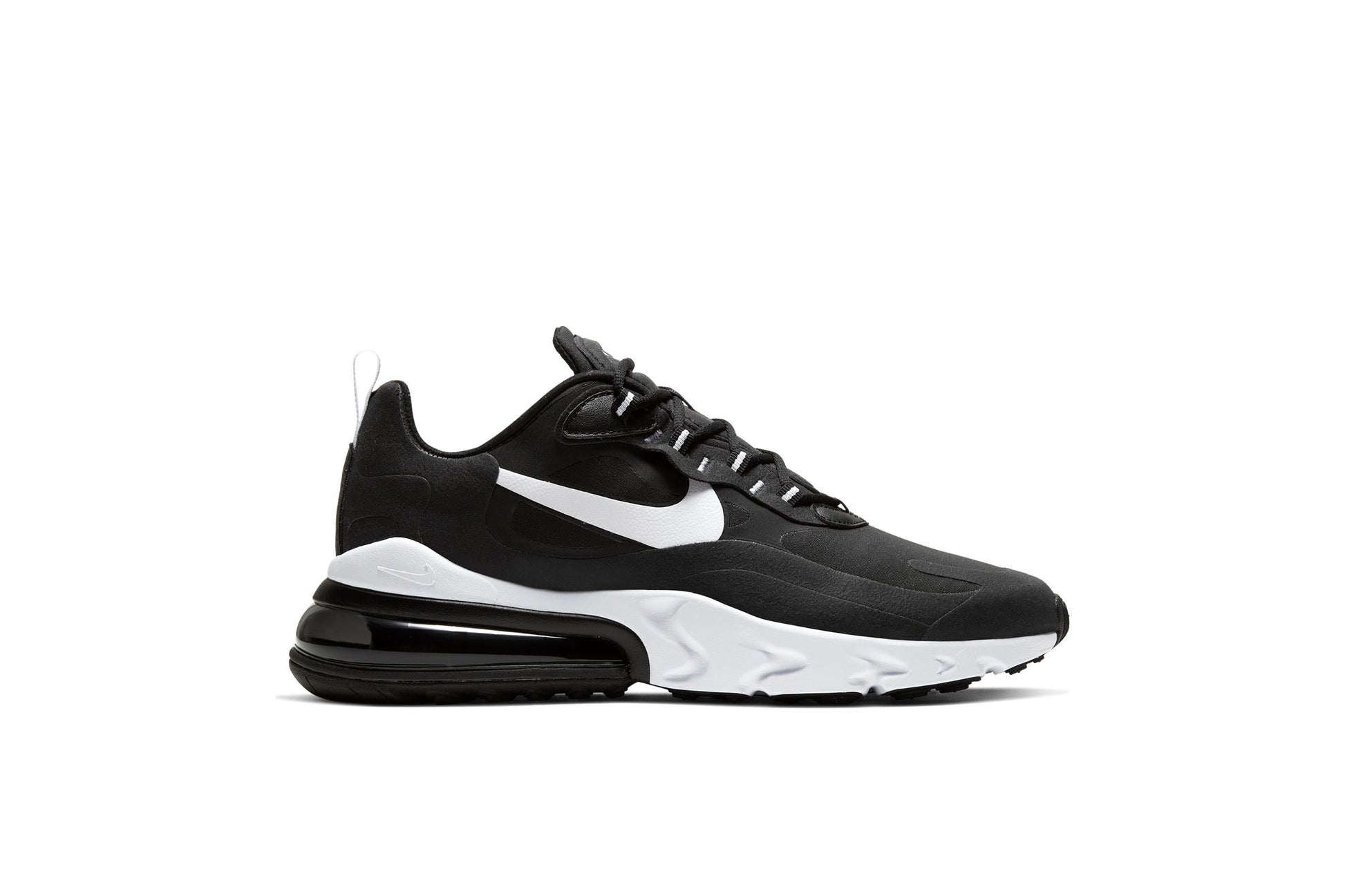 Exclusive Nike AIR MAX 270 REACT "BLACK" — 3.5 — Front View