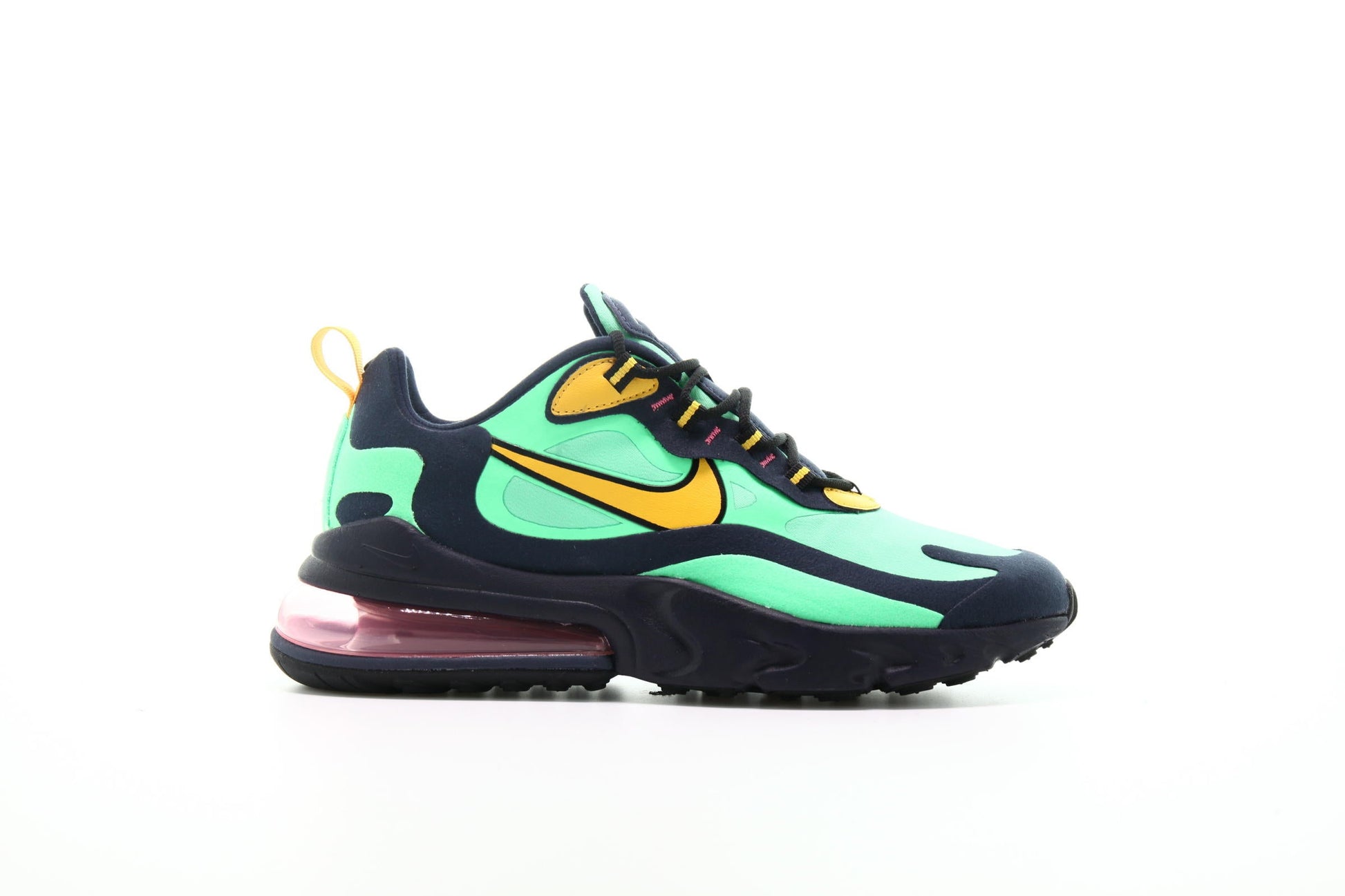 Exclusive Nike Air Max 270 React "Electro Green" — 3.5 — Front View