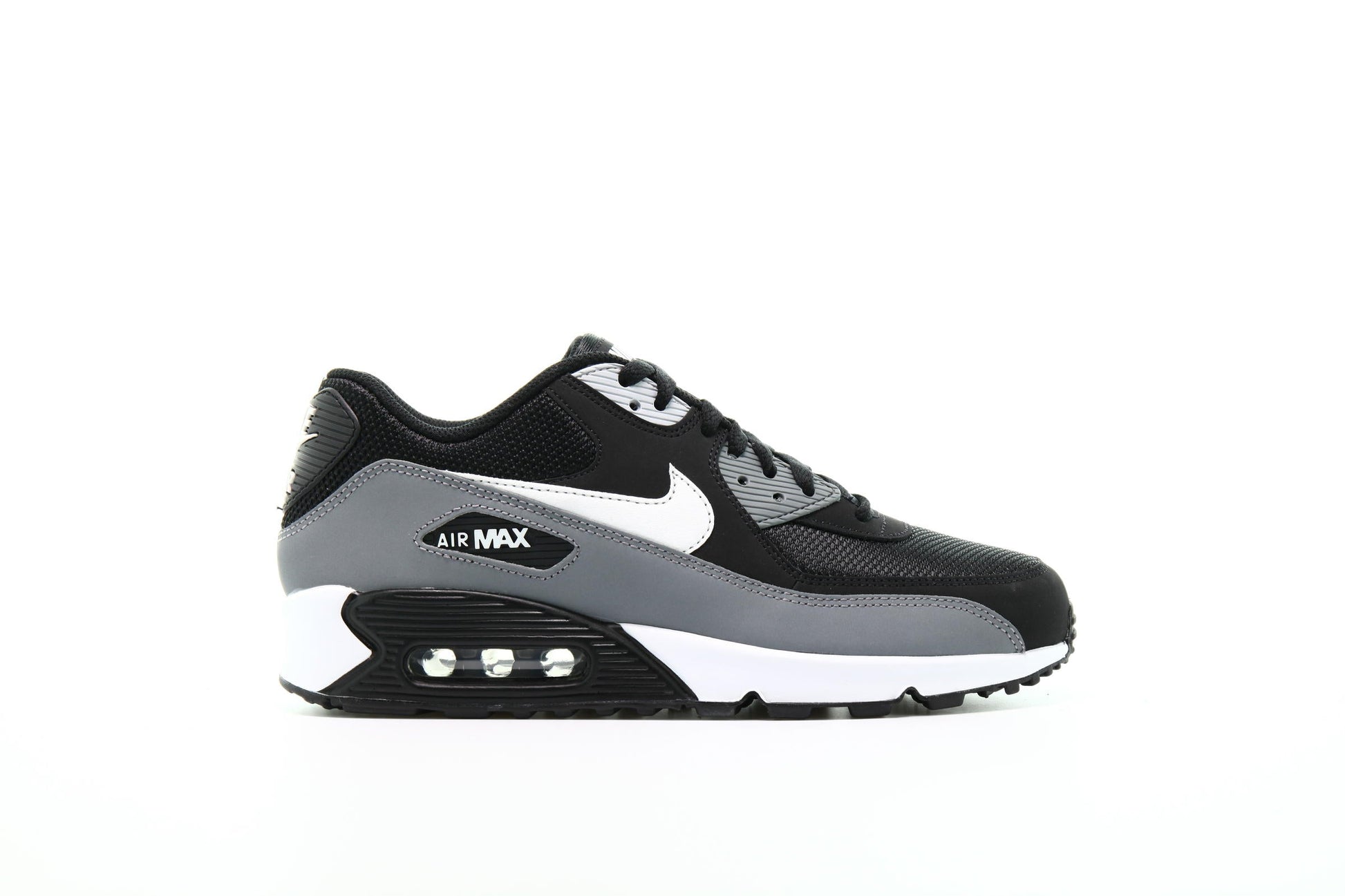 Exclusive Nike Air Max 90 Essential "Black" — 3.5 — Front View