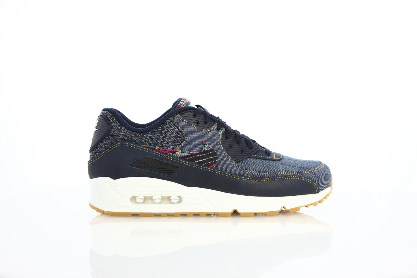 Exclusive Nike Air Max 90 Premium "Dark Obisidian" — 3.5 — Front View