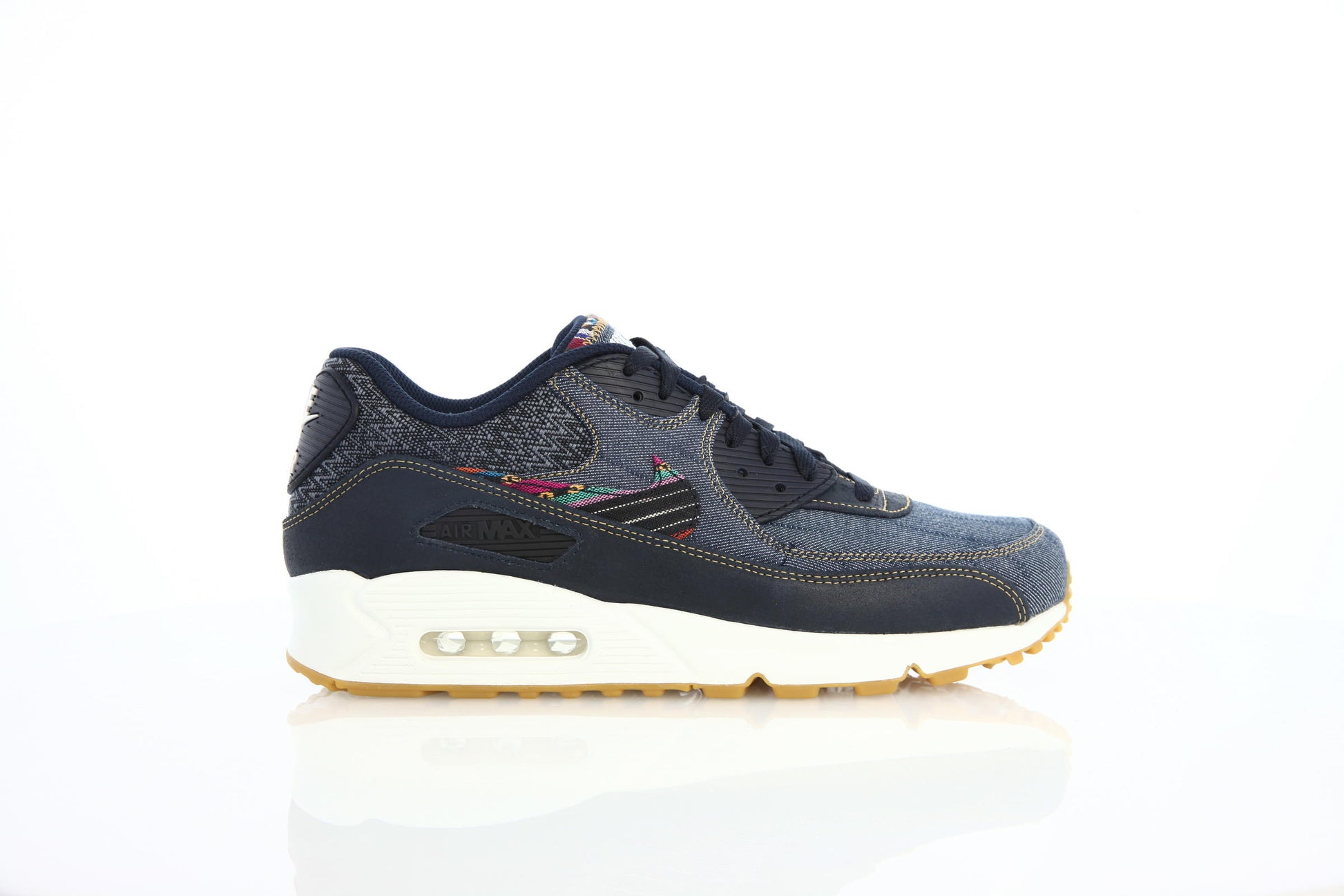 Exclusive Nike Air Max 90 Premium "Dark Obisidian" — 3.5 — Front View
