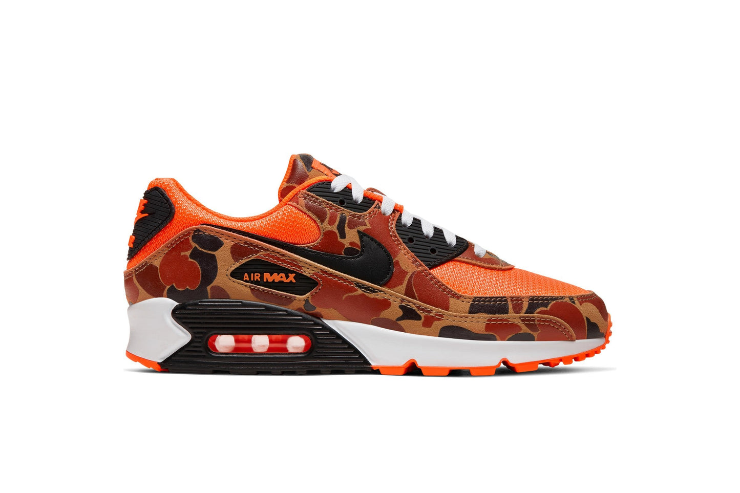 Exclusive Nike AIR MAX 90 SP "ORANGE CAMO" — 3.5 — Front View