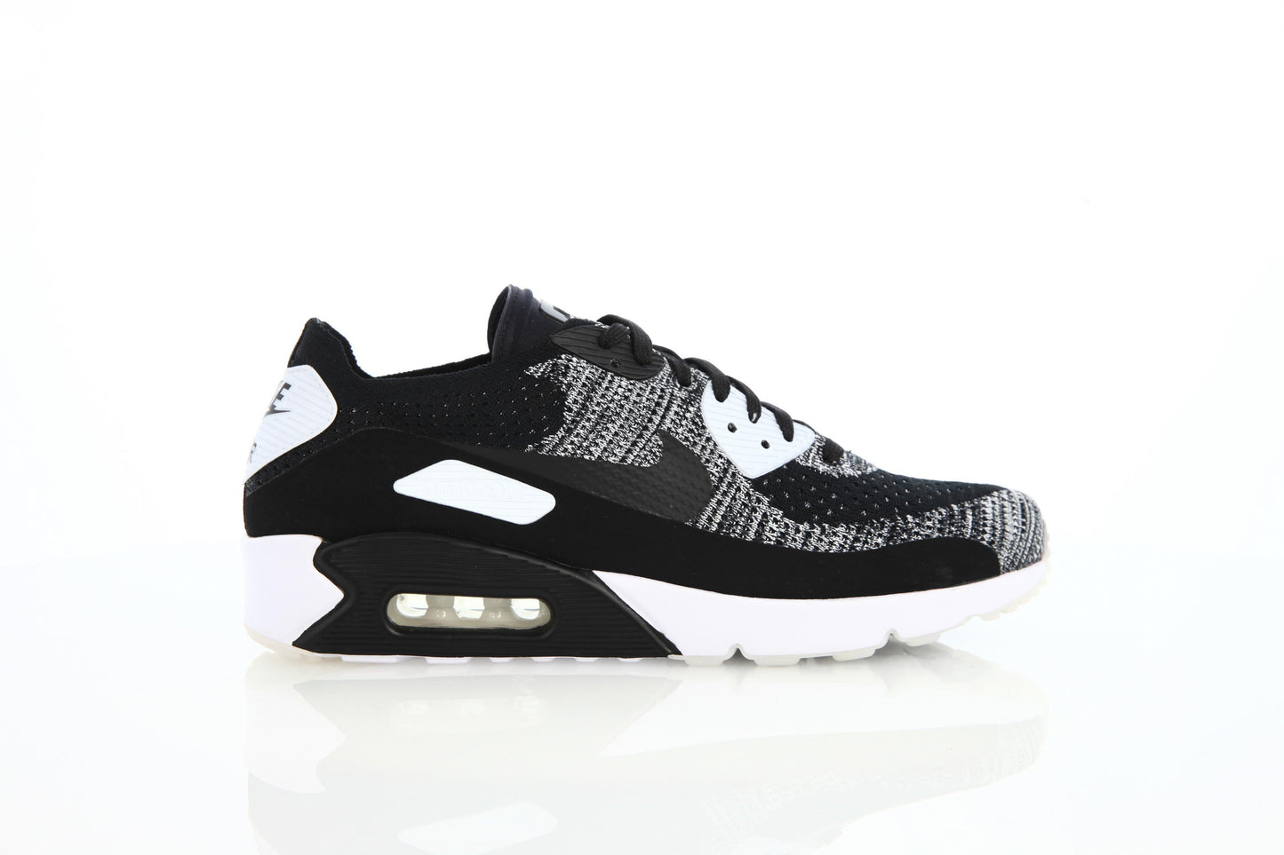 Exclusive Nike Air Max 90 Ultra 2.0 Flyknit "Black N White" — 3.5 — Front View