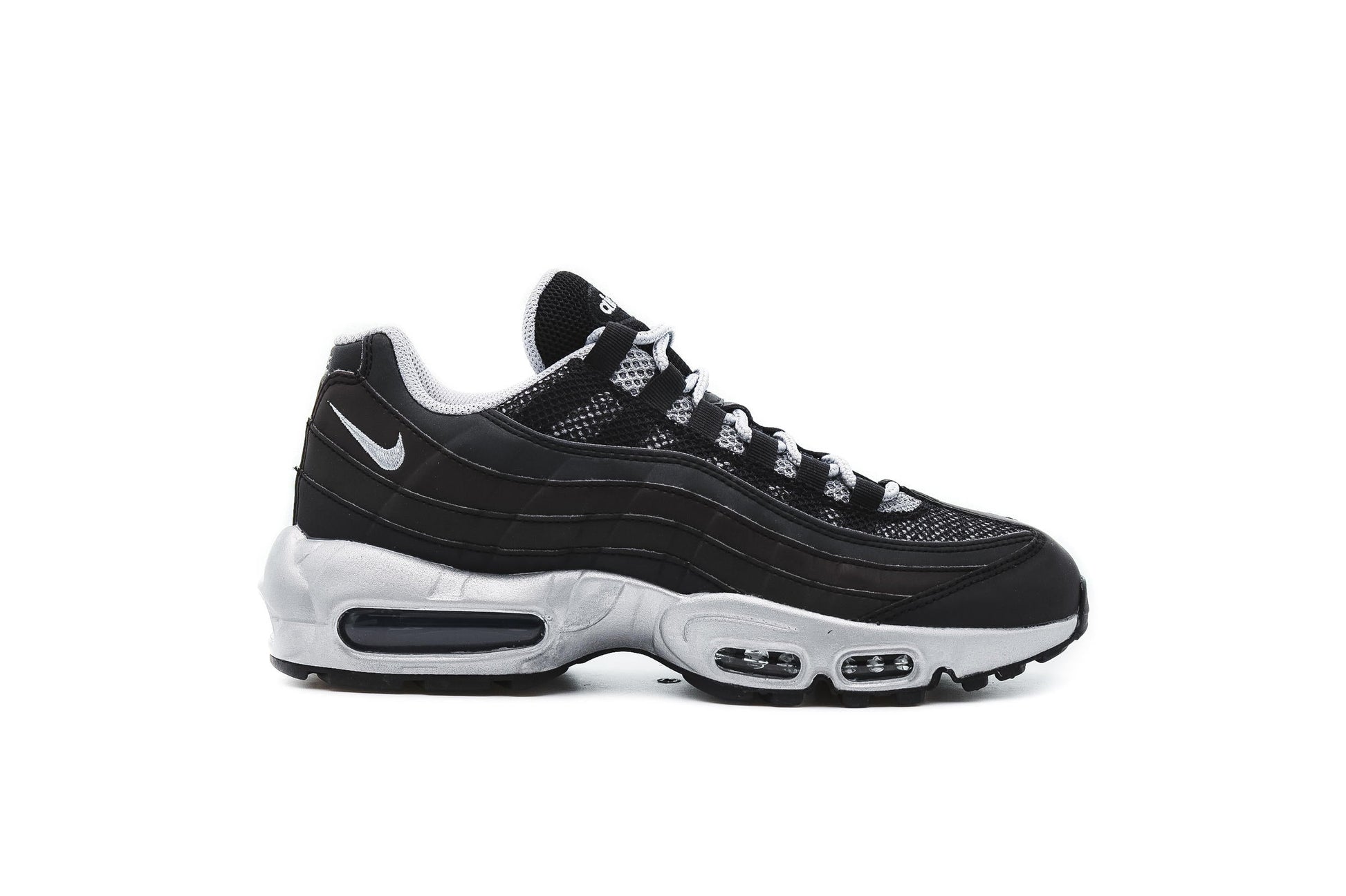 Exclusive Nike AIR MAX 95 PRM "BLACK" — 3.5 — Front View