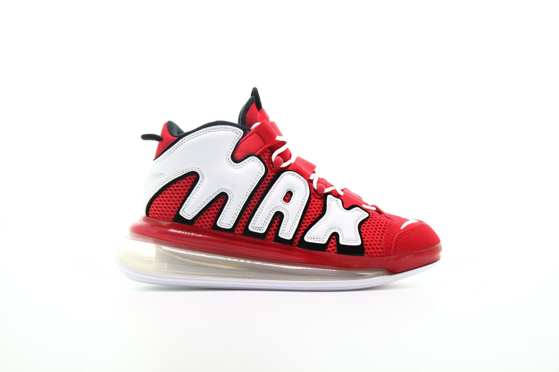 Exclusive Nike Air More Uptempo 720 QS 2 "University Red" — 3.5 — Front View