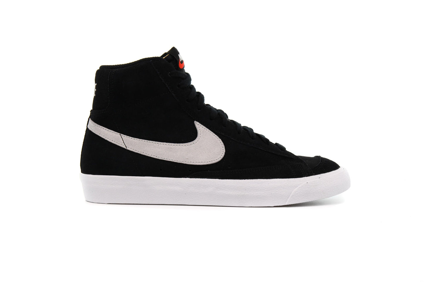 Exclusive Nike BLAZER MID '77 SUEDE "BLACK" — 3.5 — Front View