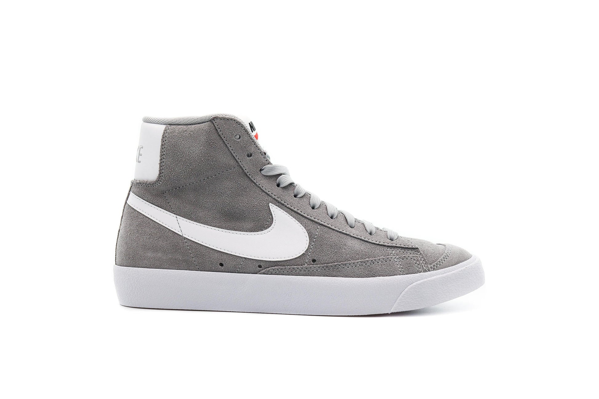 Exclusive Nike BLAZER MID '77 SUEDE "SMOKE GREY" — 3.5 — Front View