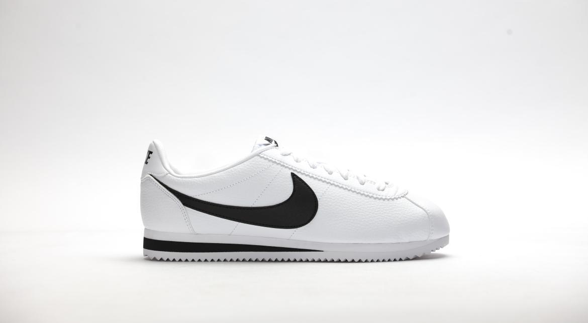 Exclusive Nike Classic Cortez Leather "Black N White" — 3.5 — Front View