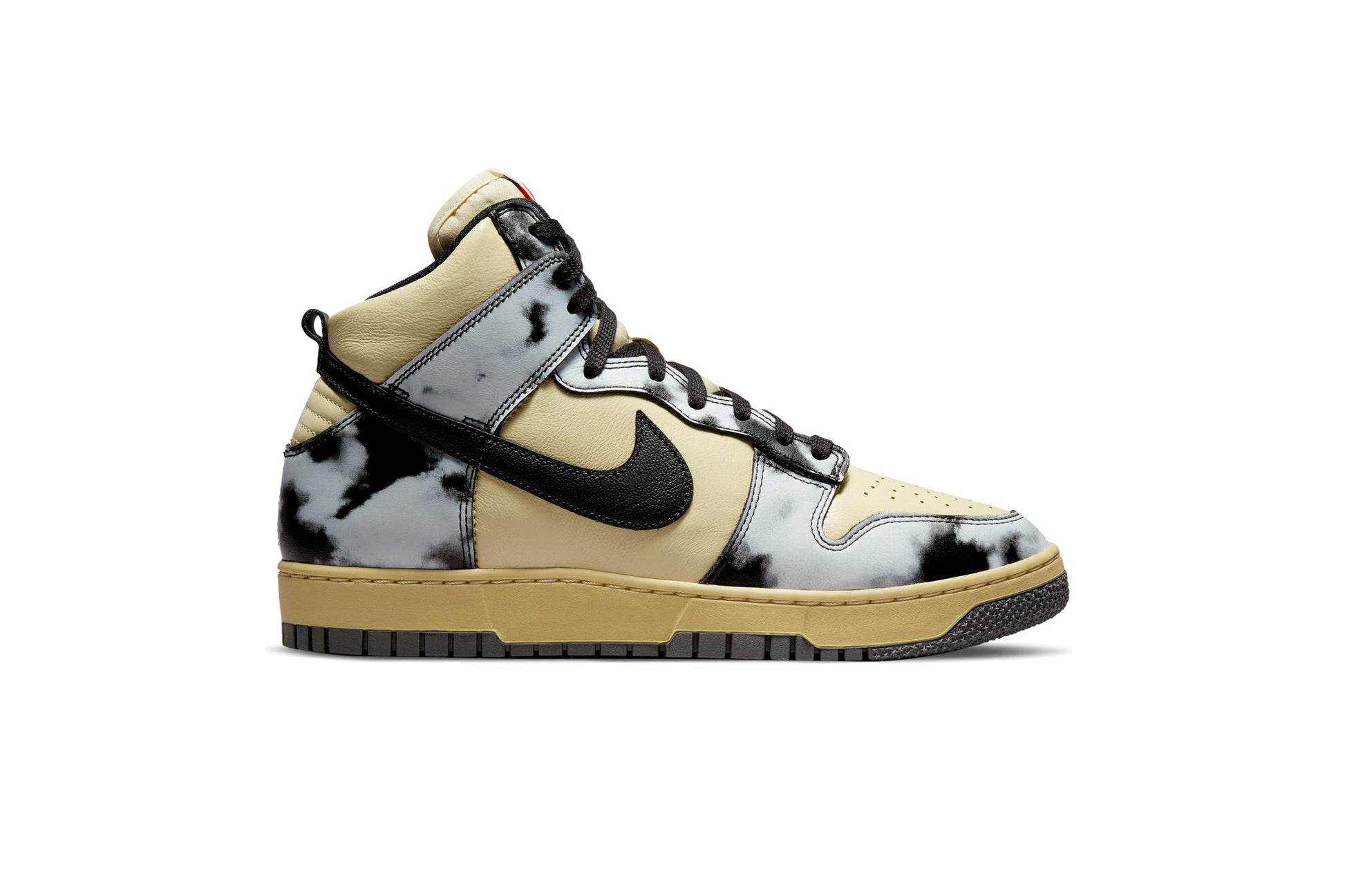 Exclusive Nike DUNK HIGH 1985 SP "BLACK ACID WASH" — 3.5 — Front View