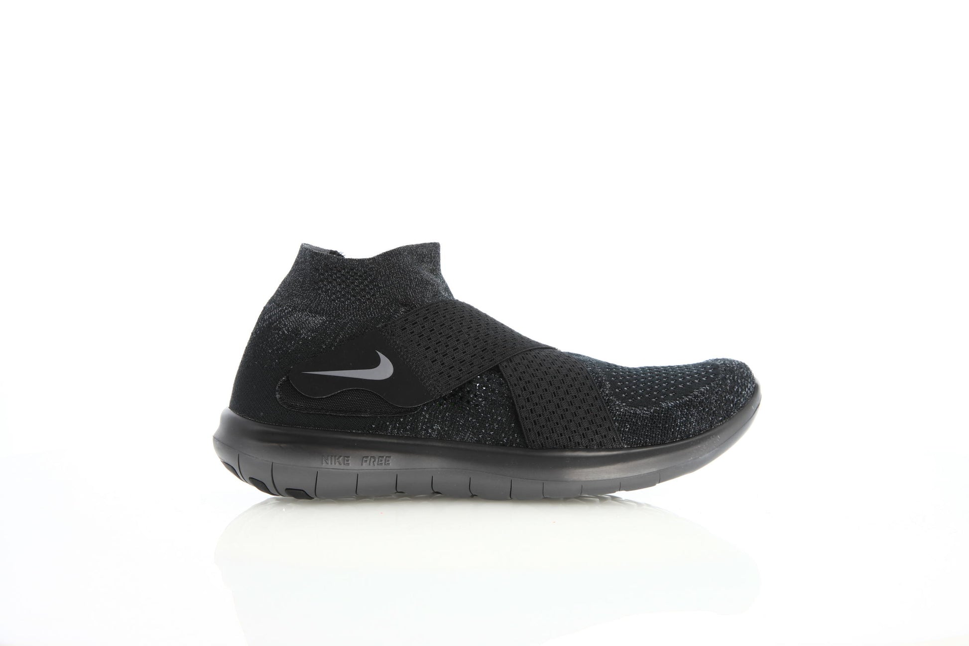 Exclusive Nike Free Run Motion Flyknit 2017 "Black" — 3.5 — Front View