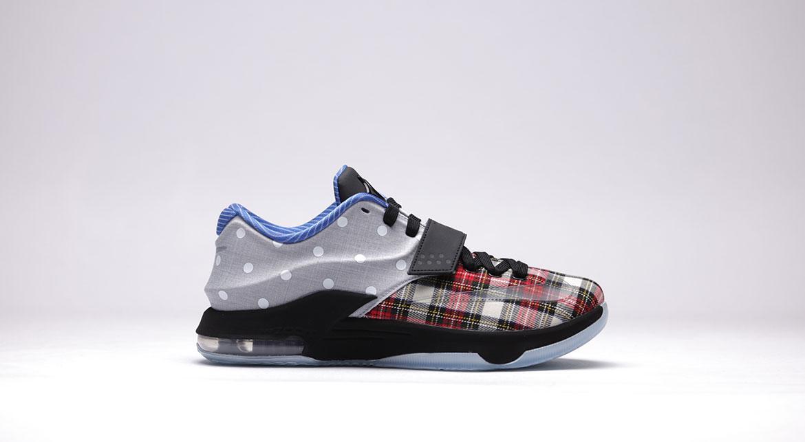 Exclusive Nike KD VII EXT "Plaid & Polka Dots" — 3.5 — Front View