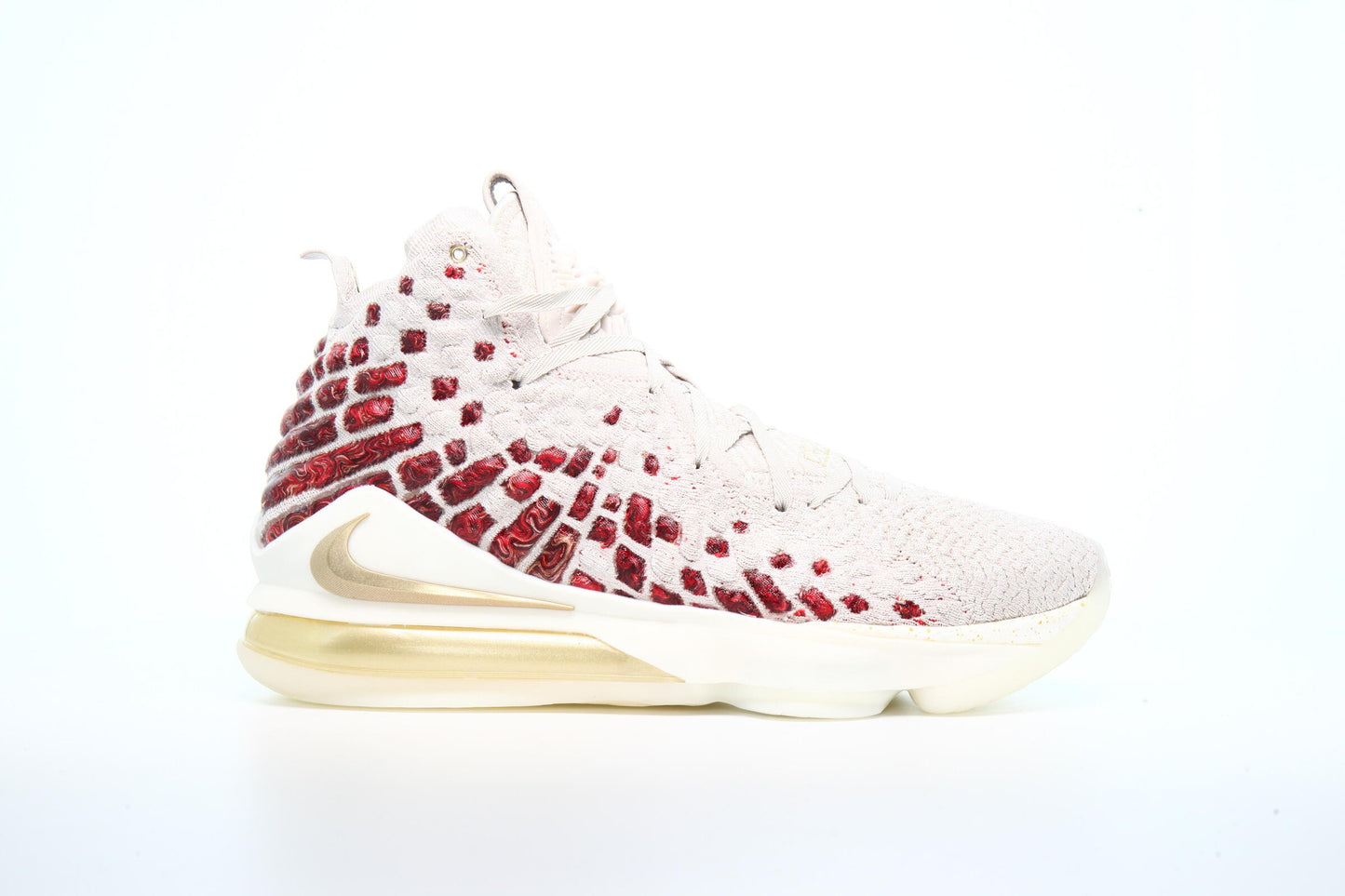 Exclusive Nike LeBron 17 Premium "Desert Sand" — 3.5 — Front View