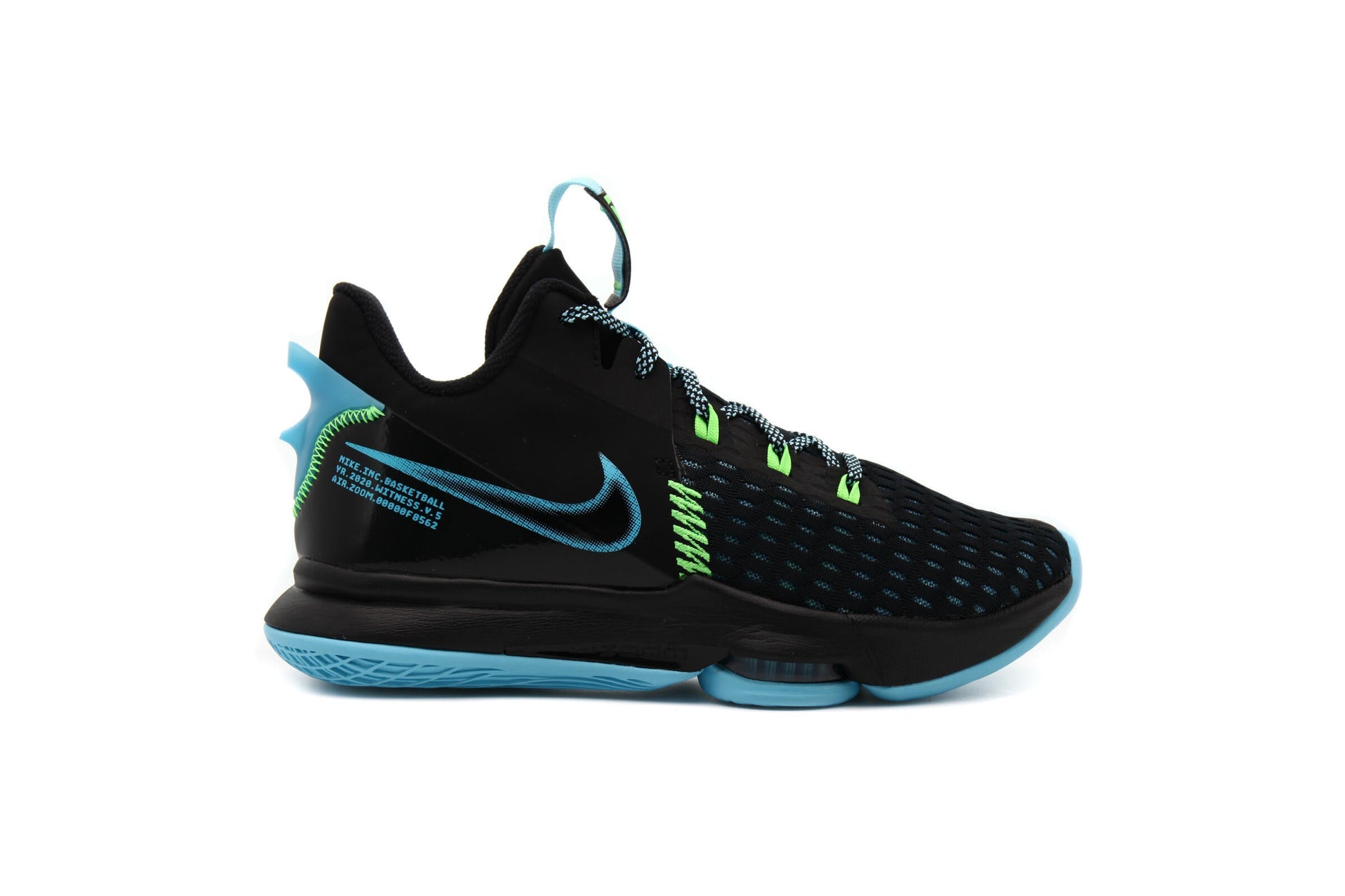 Exclusive Nike LEBRON WITNESS V "BLACK" — 3.5 — Front View