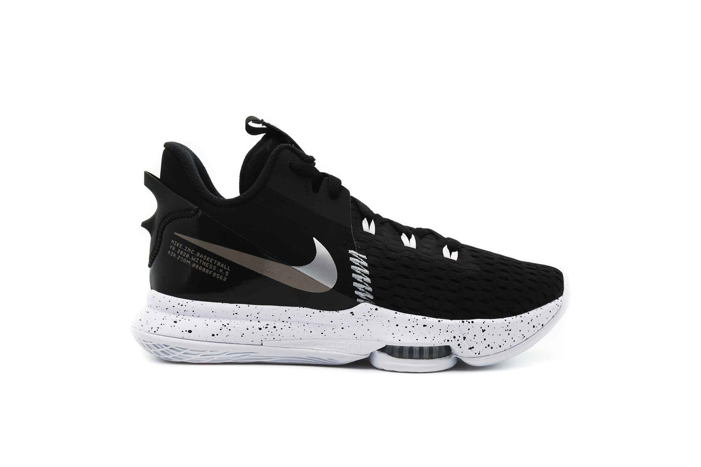 Exclusive Nike LEBRON WITNESS V "BLACK" — 3.5 — Front View