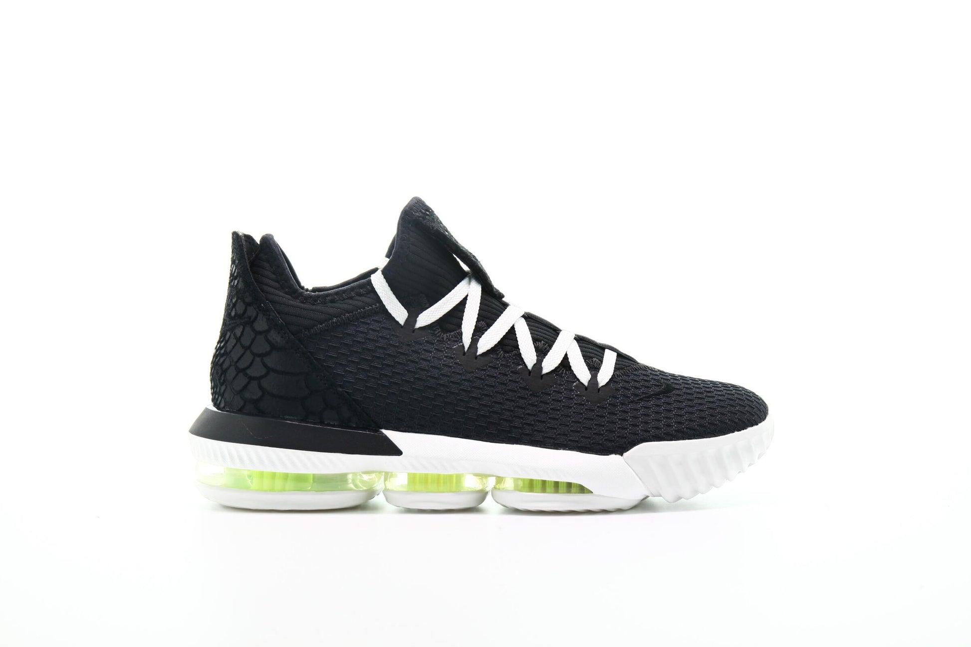 Exclusive Nike Lebron XVI Low "Black" — 3.5 — Front View