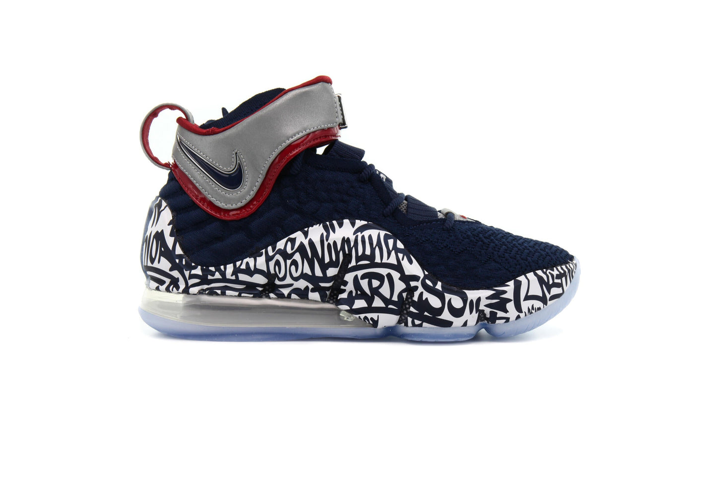 Exclusive Nike LEBRON XVII FP "MIDNIGHT NAVY" — 3.5 — Front View