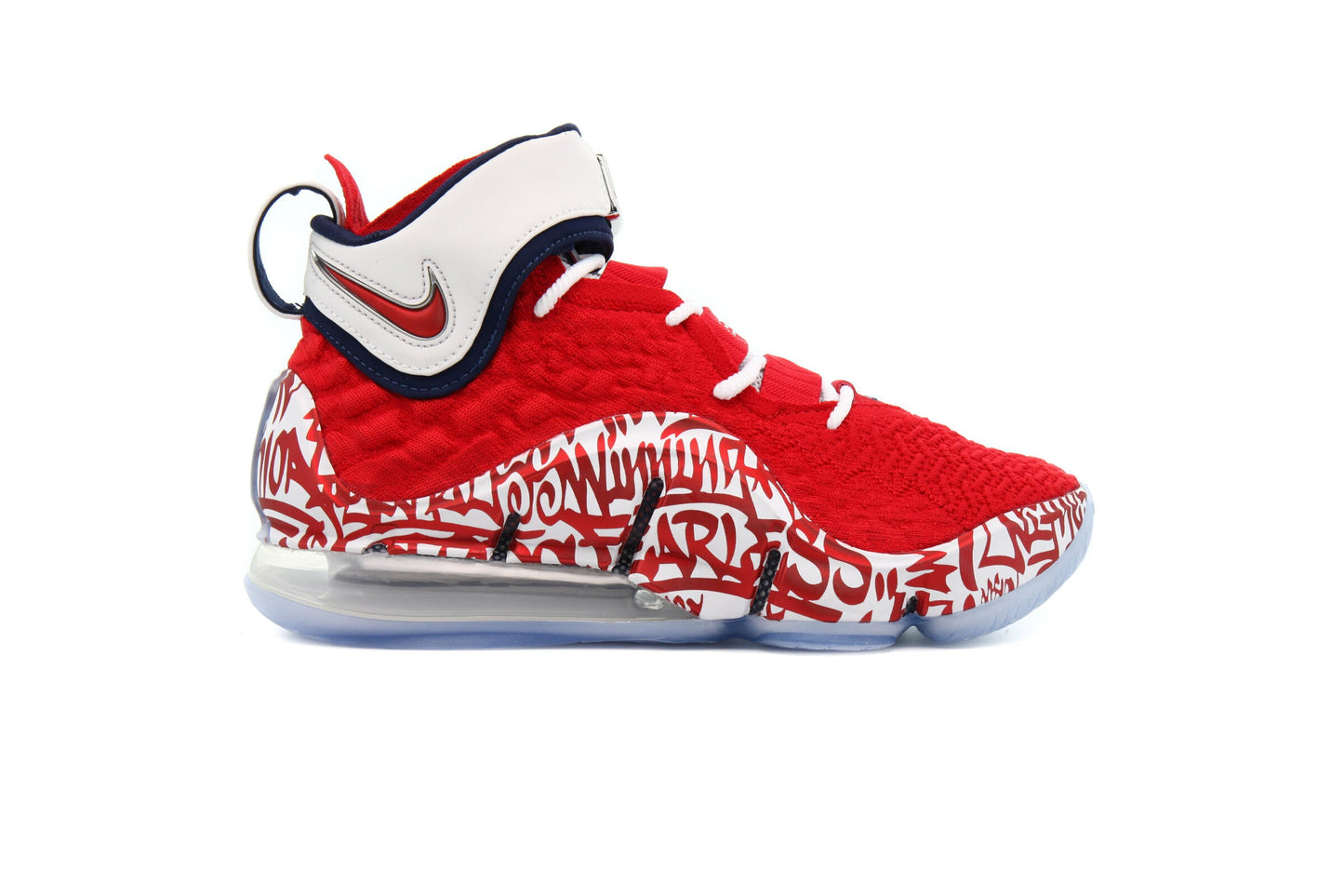 Exclusive Nike LEBRON XVII FP "UNIVERSITY RED" — 3.5 — Front View
