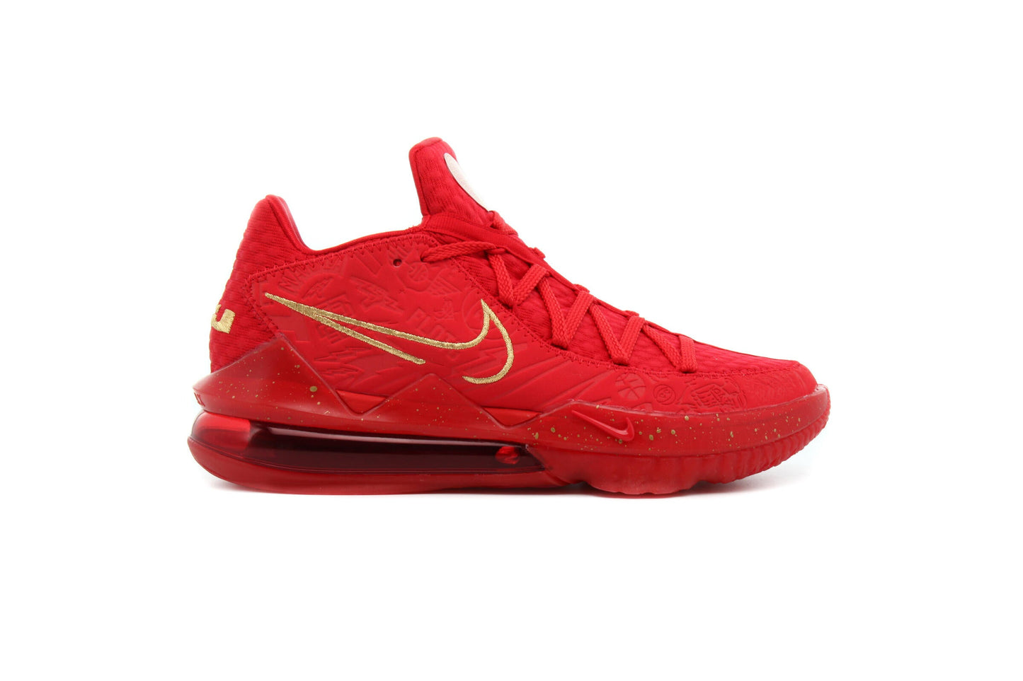 Exclusive Nike LEBRON XVII LOW PH "UNIVERSITY RED" — 3.5 — Front View