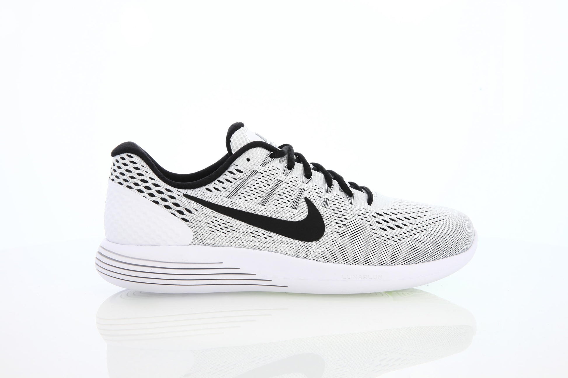 Exclusive Nike Lunarglide 8 "White" — 3.5 — Front View