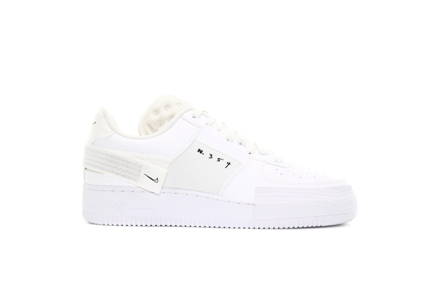 Exclusive Nike AF1-TYPE "WHITE" — 3.5 — Front View