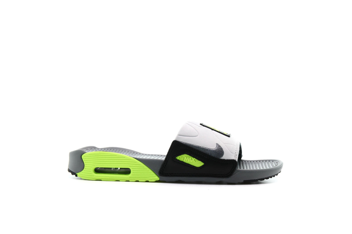 Exclusive Nike AIR MAX 90 SLIDE "VOLT" — 3.5 — Front View
