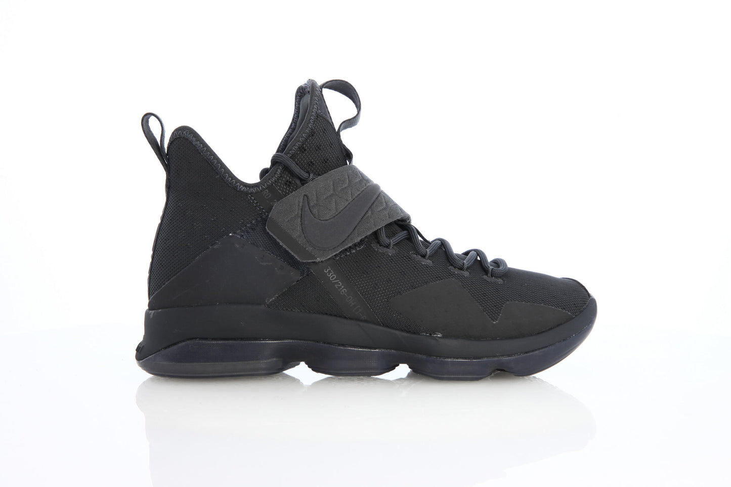 Exclusive Nike LeBron 14 "Triple Black" — 3.5 — Front View