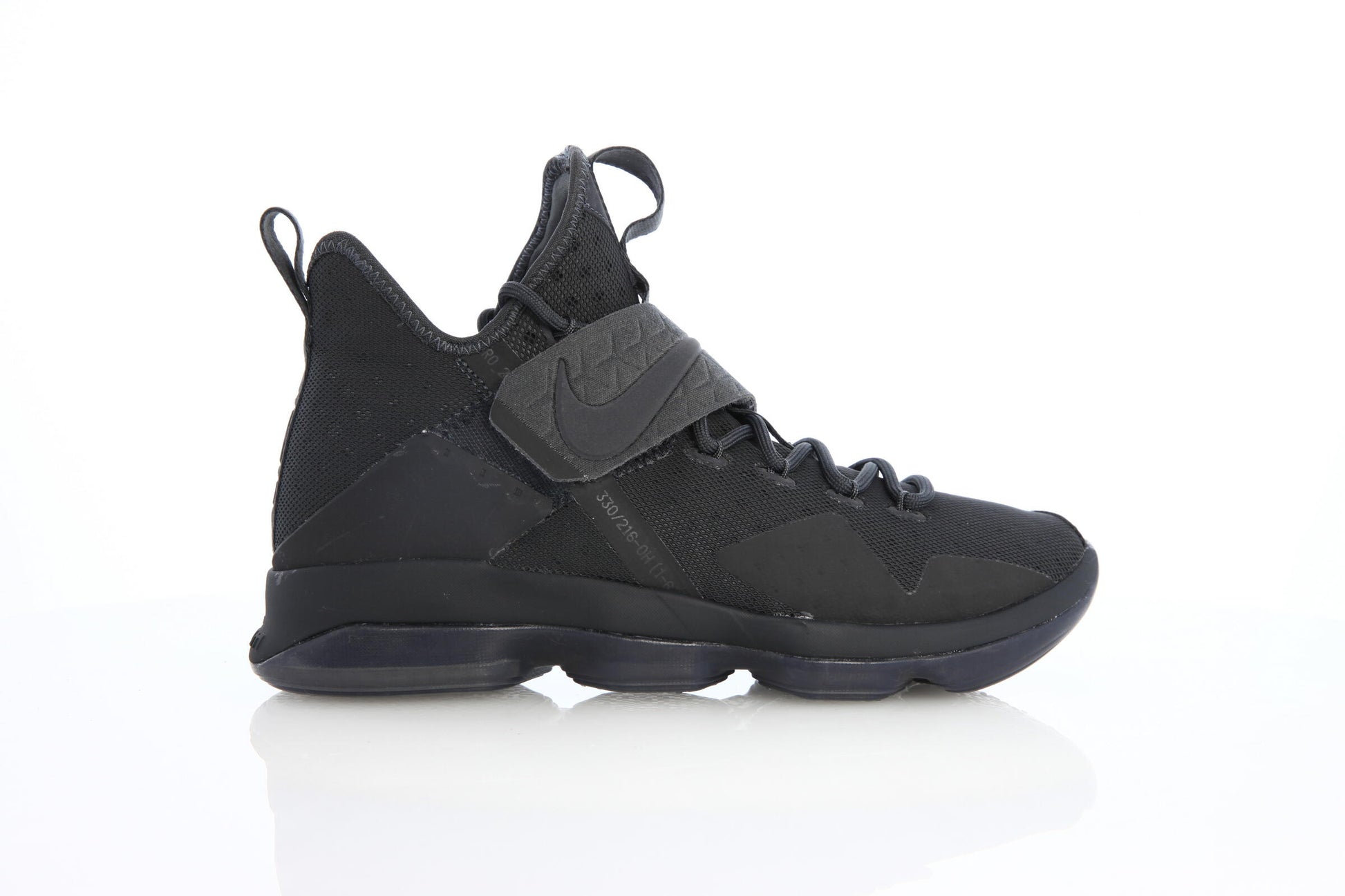 Exclusive Nike LeBron 14 "Triple Black" — 3.5 — Front View