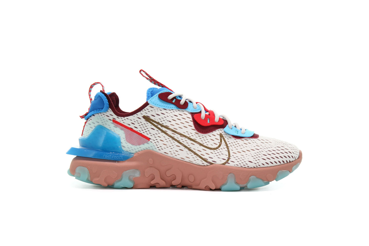 Exclusive Nike REACT VISION "Light Bone" — 3.5 — Front View