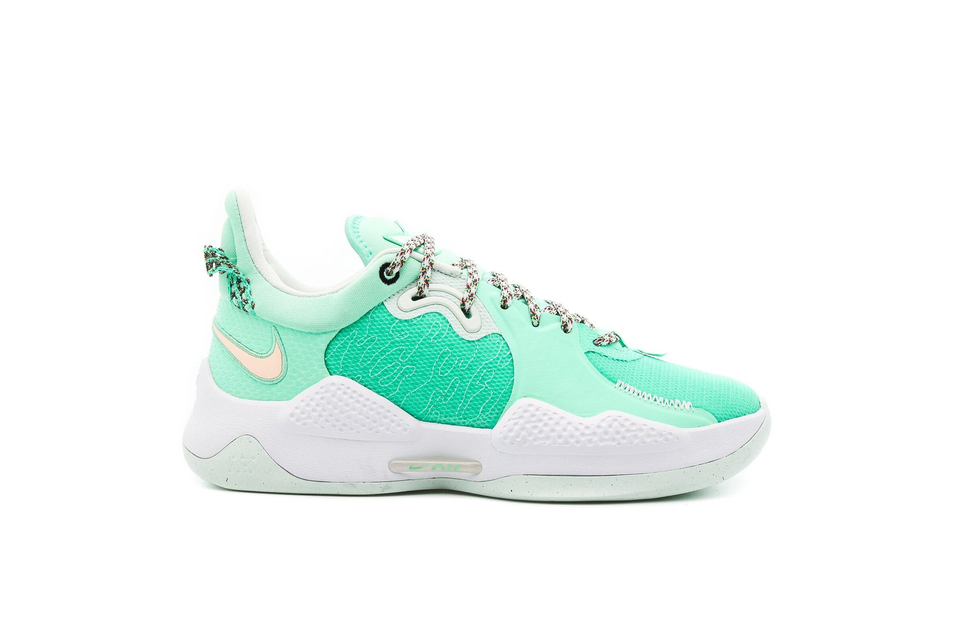 Exclusive Nike PG 5 "GREEN GLOW" — 3.5 — Front View