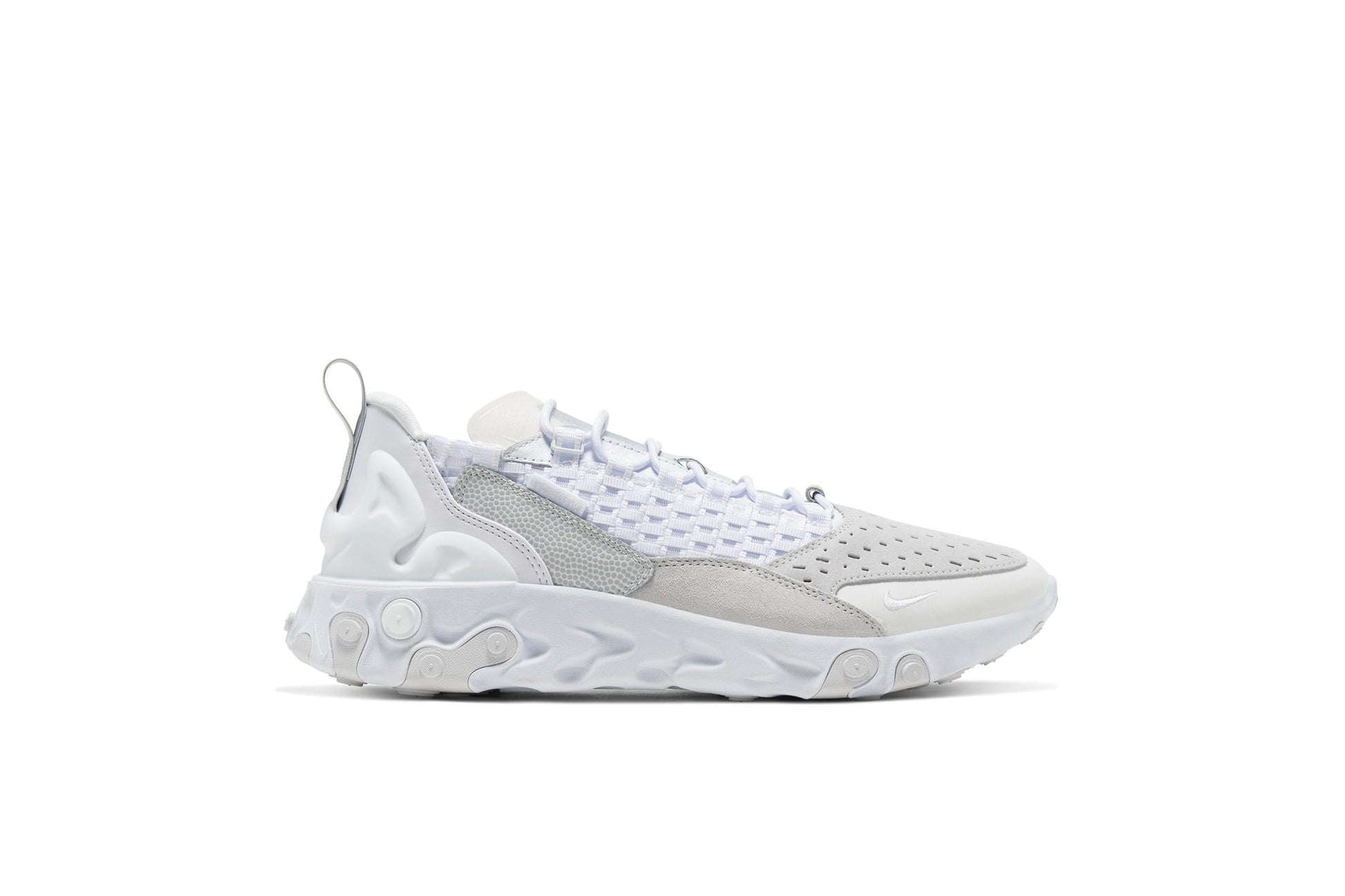 Exclusive Nike REACT SERTU "WHITE" — 3.5 — Front View