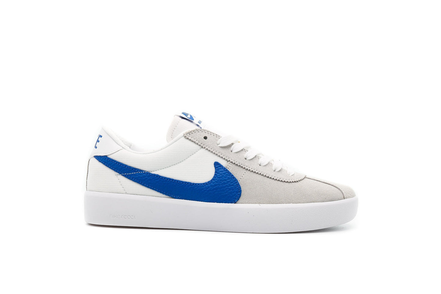 Exclusive Nike SB BRUIN REACT "SUMMIT WHITE" — 3.5 — Front View
