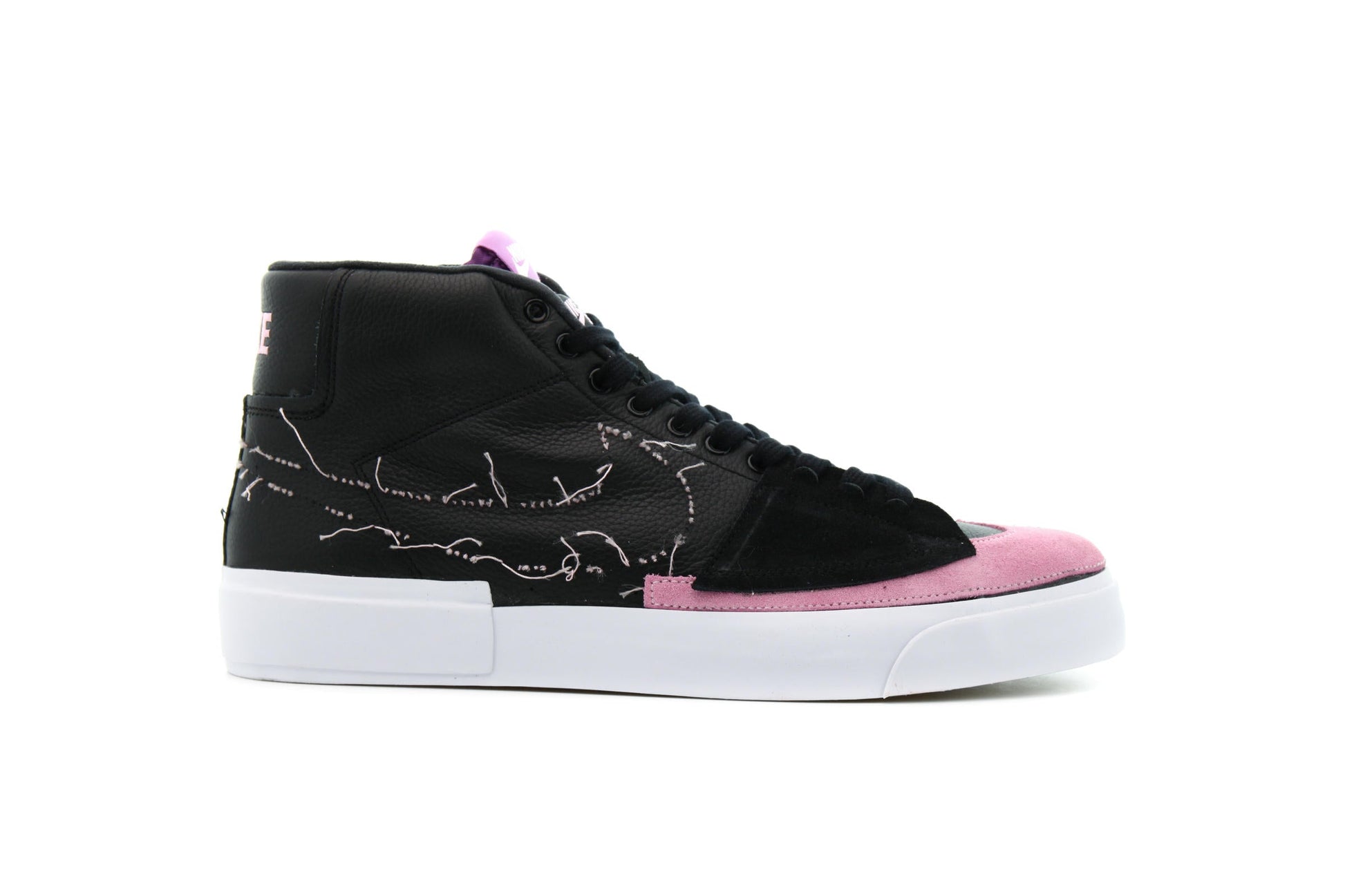 Exclusive Nike SB ZOOM BLAZER MID EDGE L "BLACK" — 3.5 — Front View