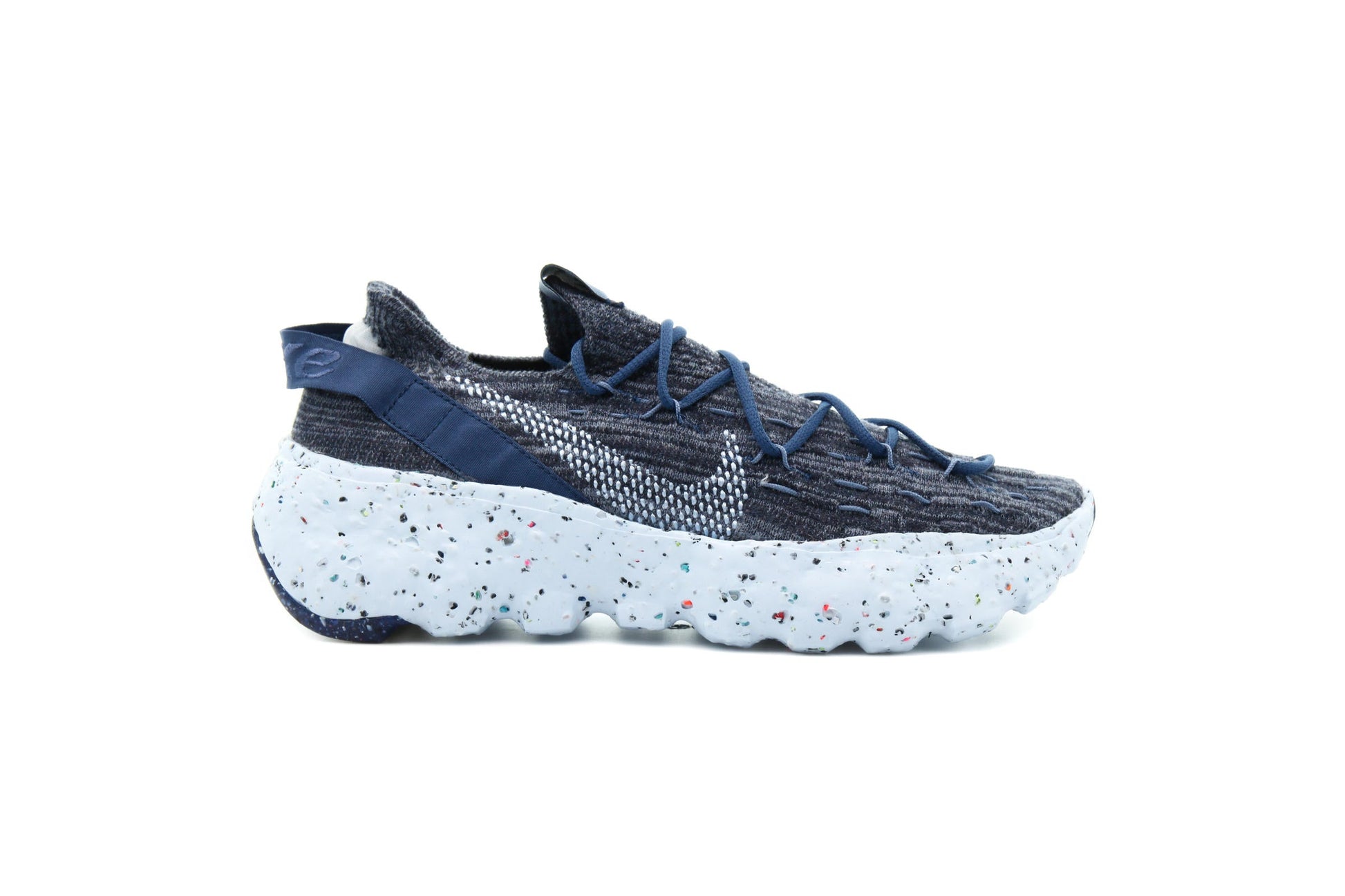 Exclusive Nike SPACE HIPPIE 04 "MYSTIC NAVY" — 3.5 — Front View