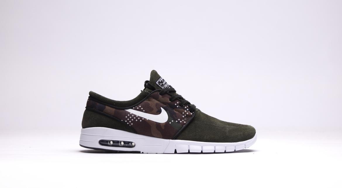 Exclusive Nike Stefan Janoski Max L "Sequoia" — 3.5 — Front View