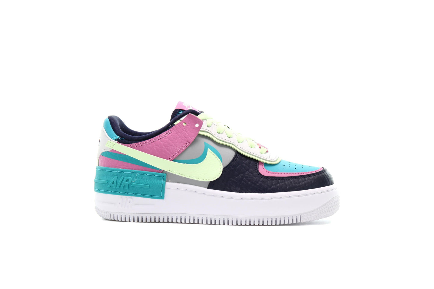 Exclusive Nike WMNS AF1 SHADOW SE "LT SMOKE GREY" — 5 — Front View