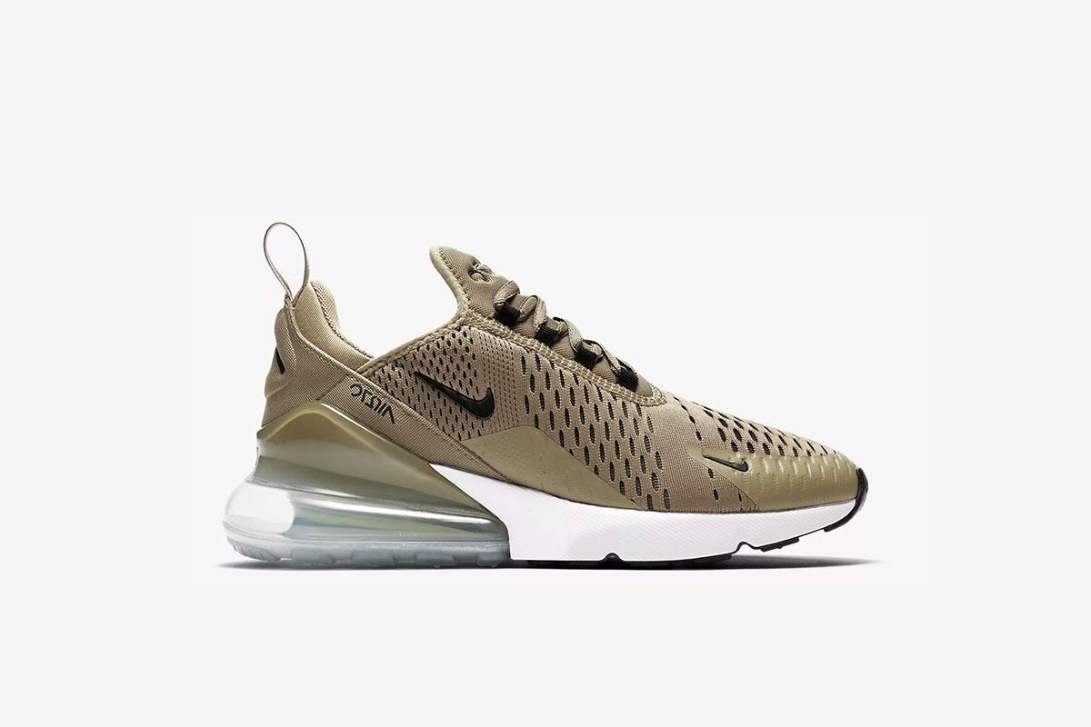 Exclusive Nike Wmns Air Max 270 "Neutral Olive" — 5 — Front View