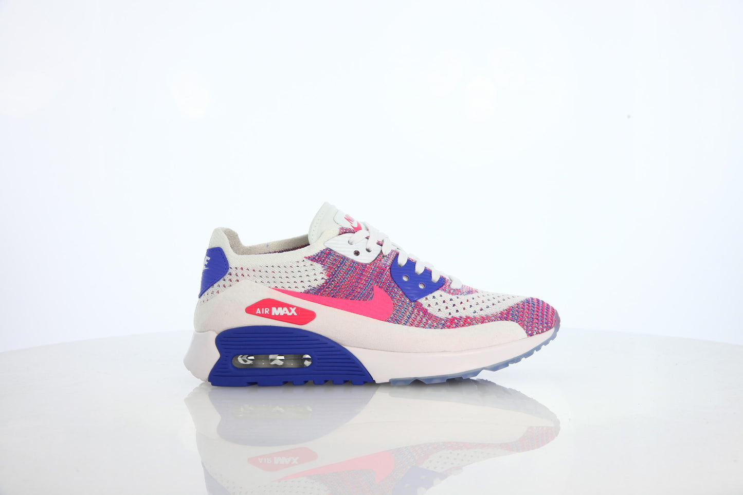 Exclusive Nike Wmns Air Max 90 Ultra 2.0 Flyknit "White" — 5 — Front View