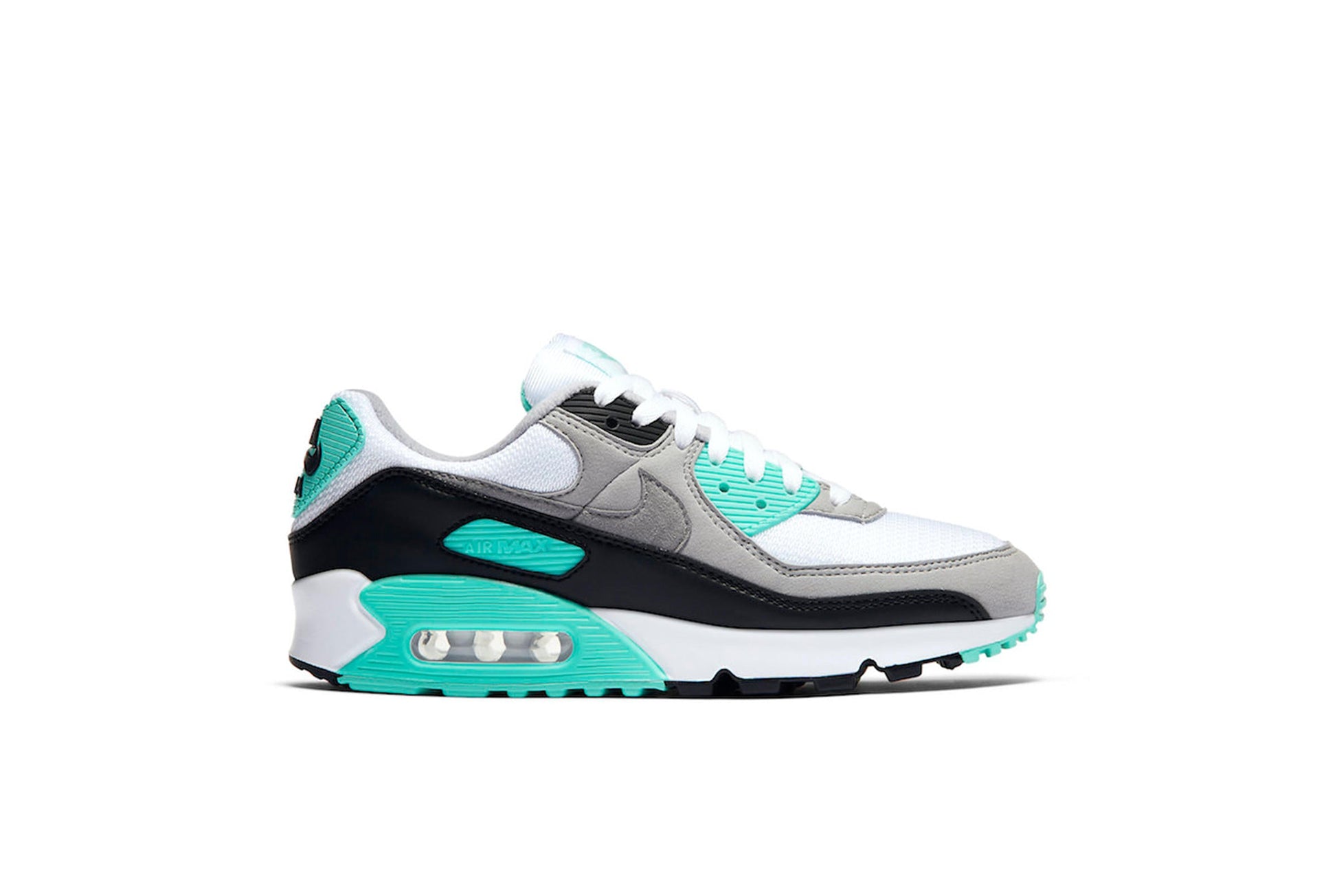 Exclusive Nike WMNS AIR MAX 90 "Hyper Turquoise" — 5 — Front View