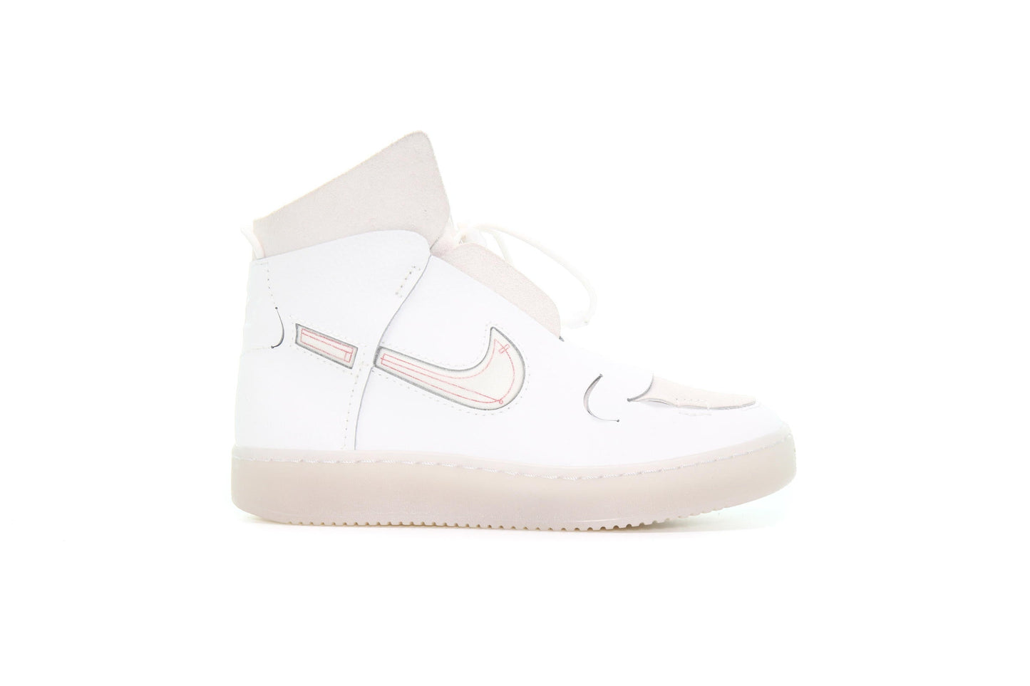Exclusive Nike WMNS VANDALISED "SUMMIT WHITE" — 5 — Front View