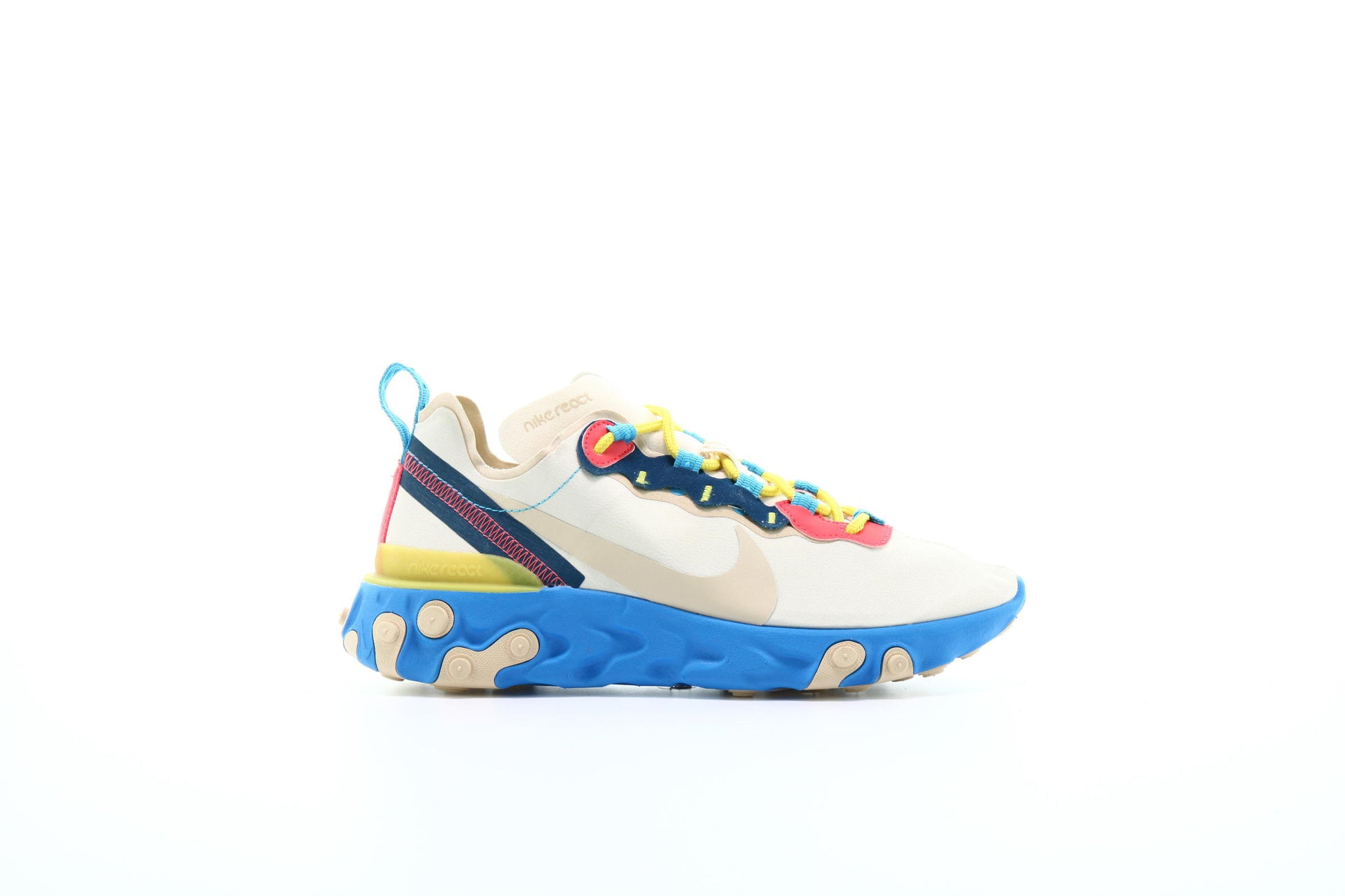Exclusive Nike WMNS React Element 55 "Light Cream" — 5 — Front View