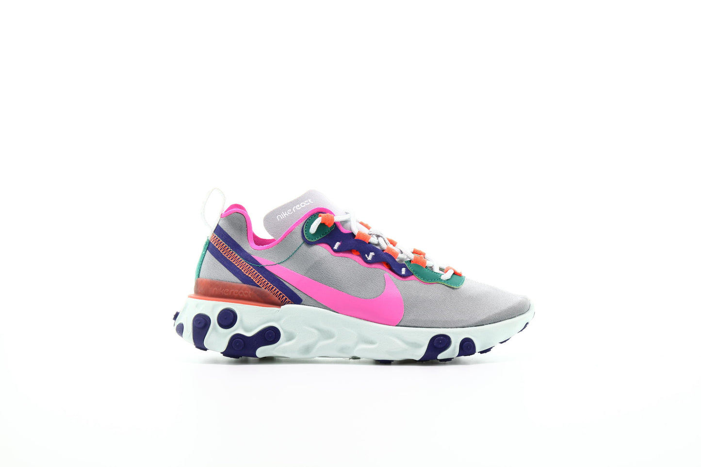Exclusive Nike WMNS React Element 55 "Grey" — 5 — Front View