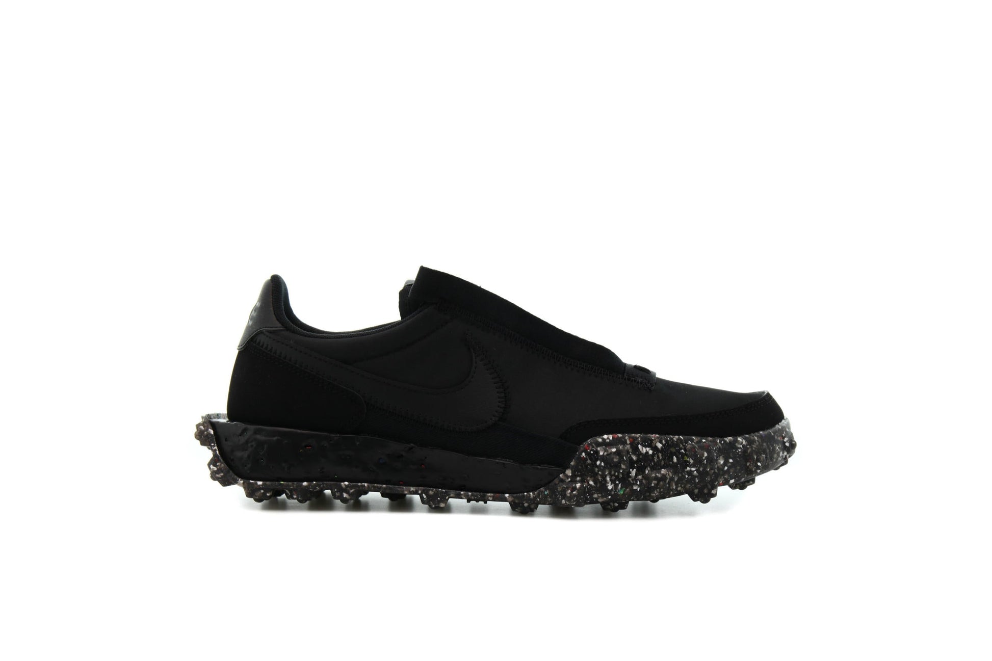 Exclusive Nike WMNS WAFFLE RACER CRATER "BLACK" — 5 — Front View