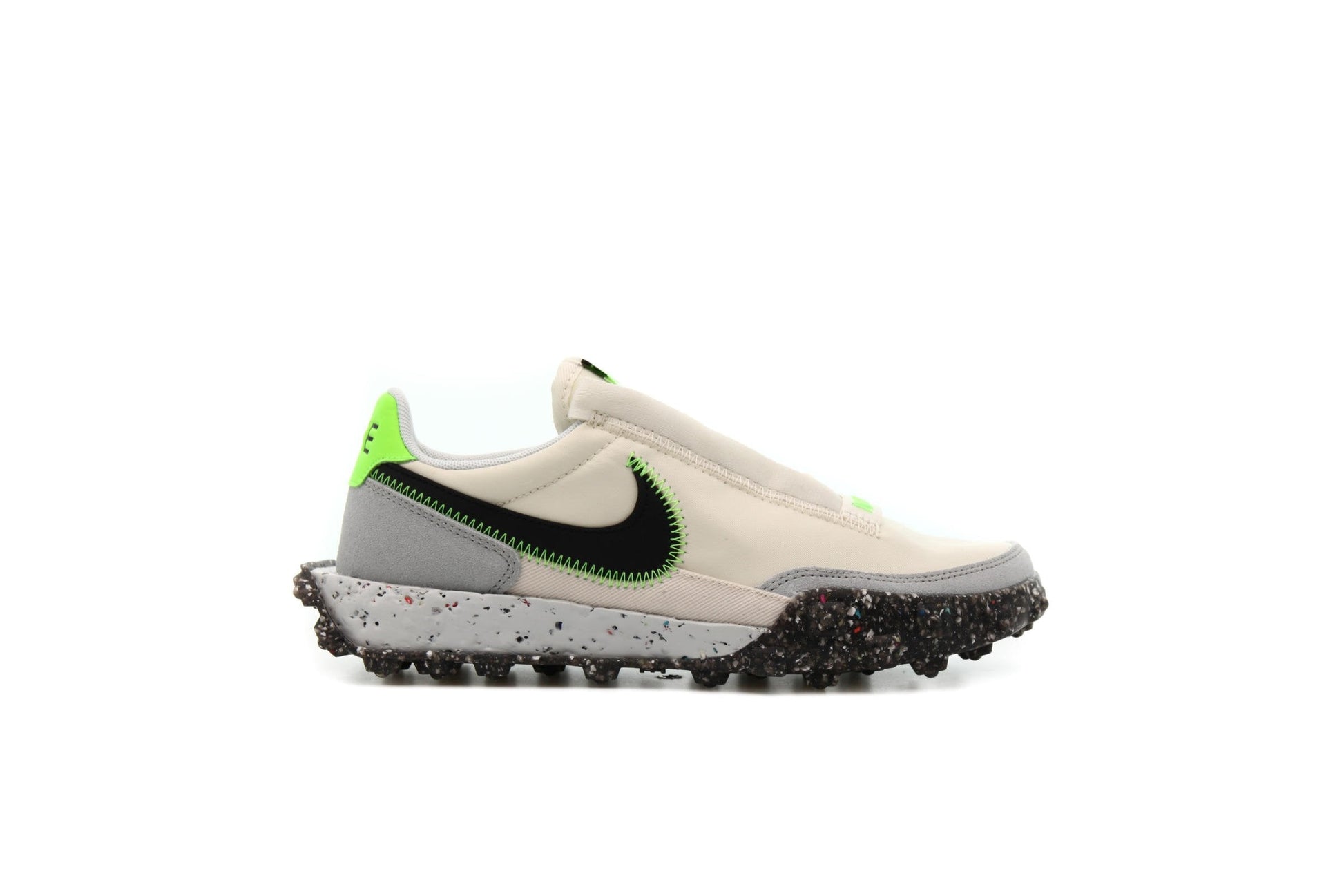 Exclusive Nike WMNS WAFFLE RACER CRATER "PALE IVORY" — 5 — Front View